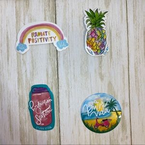 4 Pura Vida Stickers